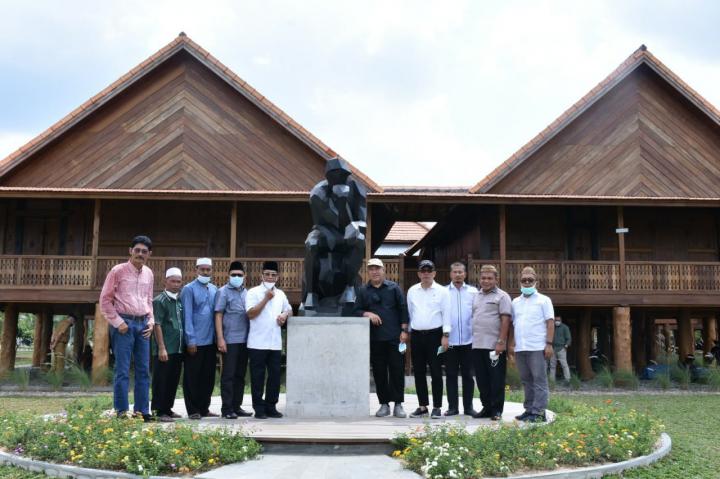 Umar Ahmad, SP. Terima kunjungan Ketua PWNU Provinsi Lampung